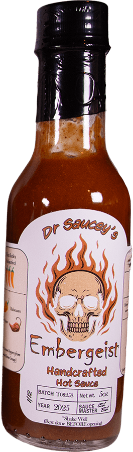 Bottle of Embergeist by Dr Saucey's