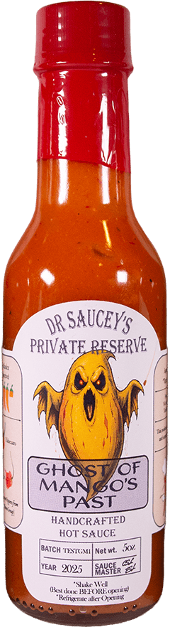 Bottle of Ghost of Mango's Past by Dr Saucey's